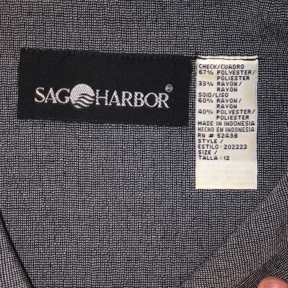 Sag Harbor Vintage Button Down Top - Picture 2 of 4